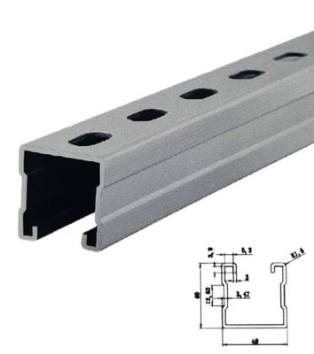 Goede prijs Temperatuurbestendig zonnepaneel Rails Aluminium legering Zonne-Rail Kit online