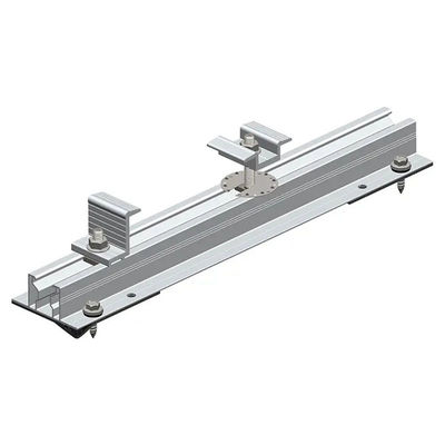 Goede prijs. 41 mm zilveren aluminium zonne-rails 3000 mm zonne-pv-montage rails online