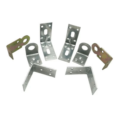 Goede prijs Poedergecoate gordijnwandankers Aluminiumlegering 90 graden Ankerbouwmaterialen online