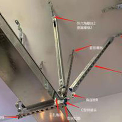 Goede prijs Schokbestendige seismische retrofit brackets gegalvaniseerde aardbevingsbasis braces online